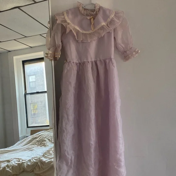 Ankle length puff sleeve dress - Picture 1 of 1